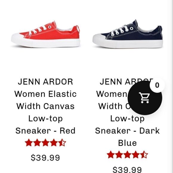 💯🔥JEAN ARDOR CANVAS SNEAKERS- WOMEN'S SIZE 8.5 BLACK🔥🔥NEW IN THE BOX- .... - Picture 9 of 11